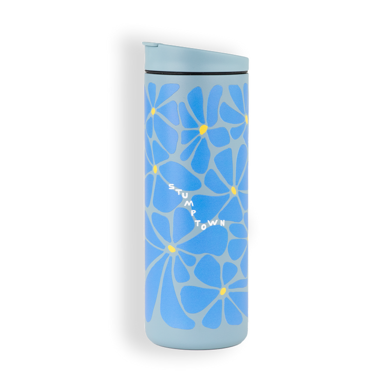 A Blue Awakening 16oz Travel Mug
